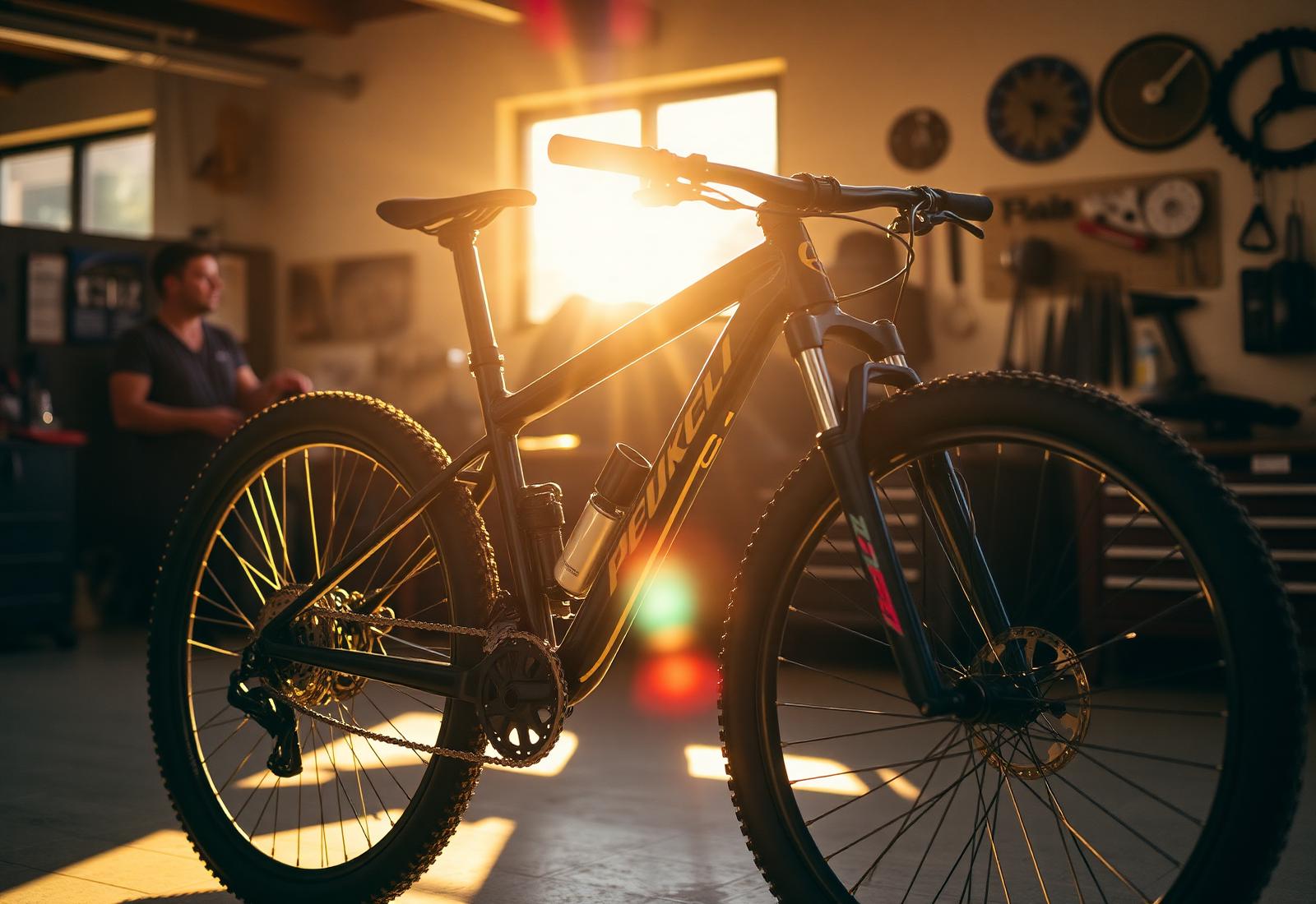 Fahrrad in der Werkstatt